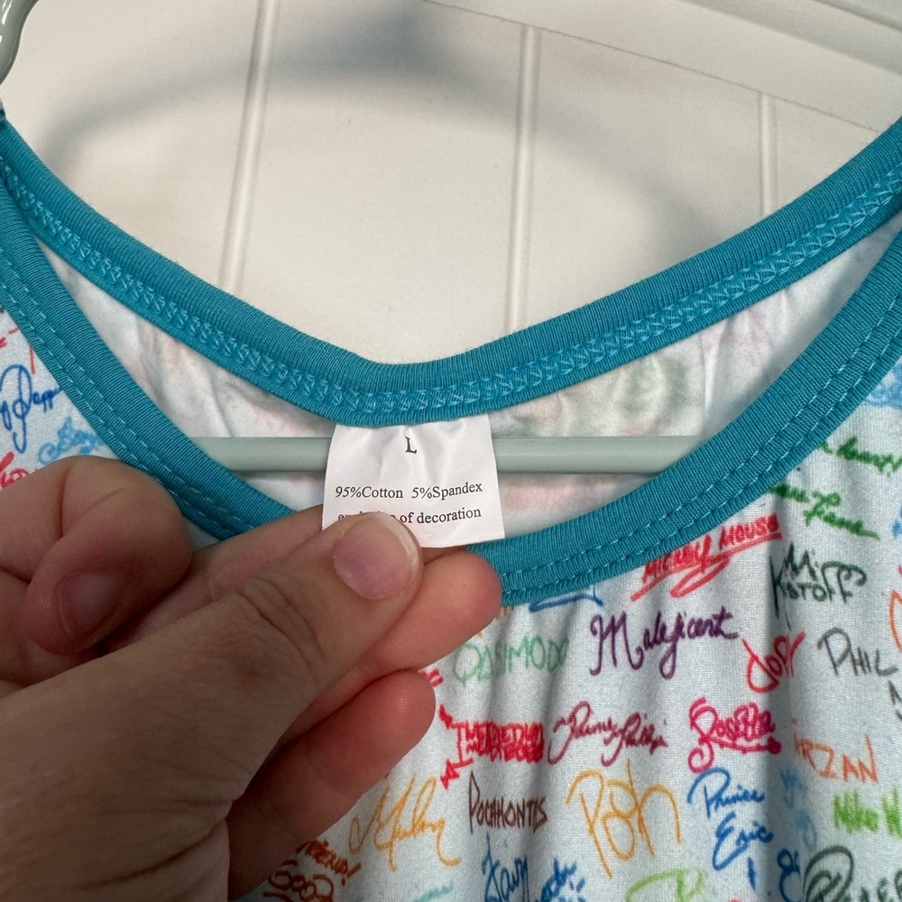 Sleeveless Women’s Disney Autograph Dress - Picture 3 of 3